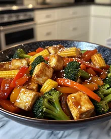 Delizioso Saltato di Verdure con Tofu