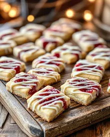 Delizia di Shortbread ai Lamponi di Natale