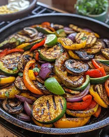 Fajitas di verdure grigliate saporite