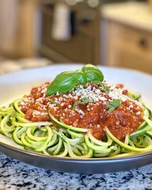 Deliziose Tagliatelle di Zucchini con Salsa Marinara